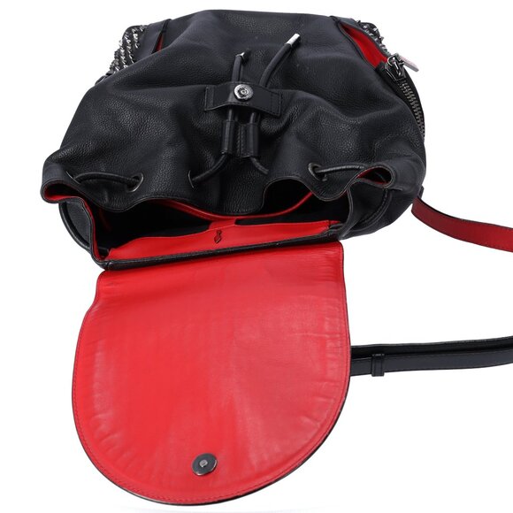 Christian Louboutin Explorafunk Backpack Black Red Leather Studded main image 6